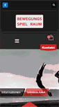 Mobile Screenshot of bewegungsspielraum.com