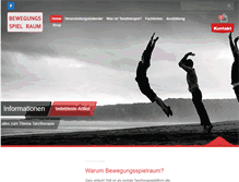 Tablet Screenshot of bewegungsspielraum.com